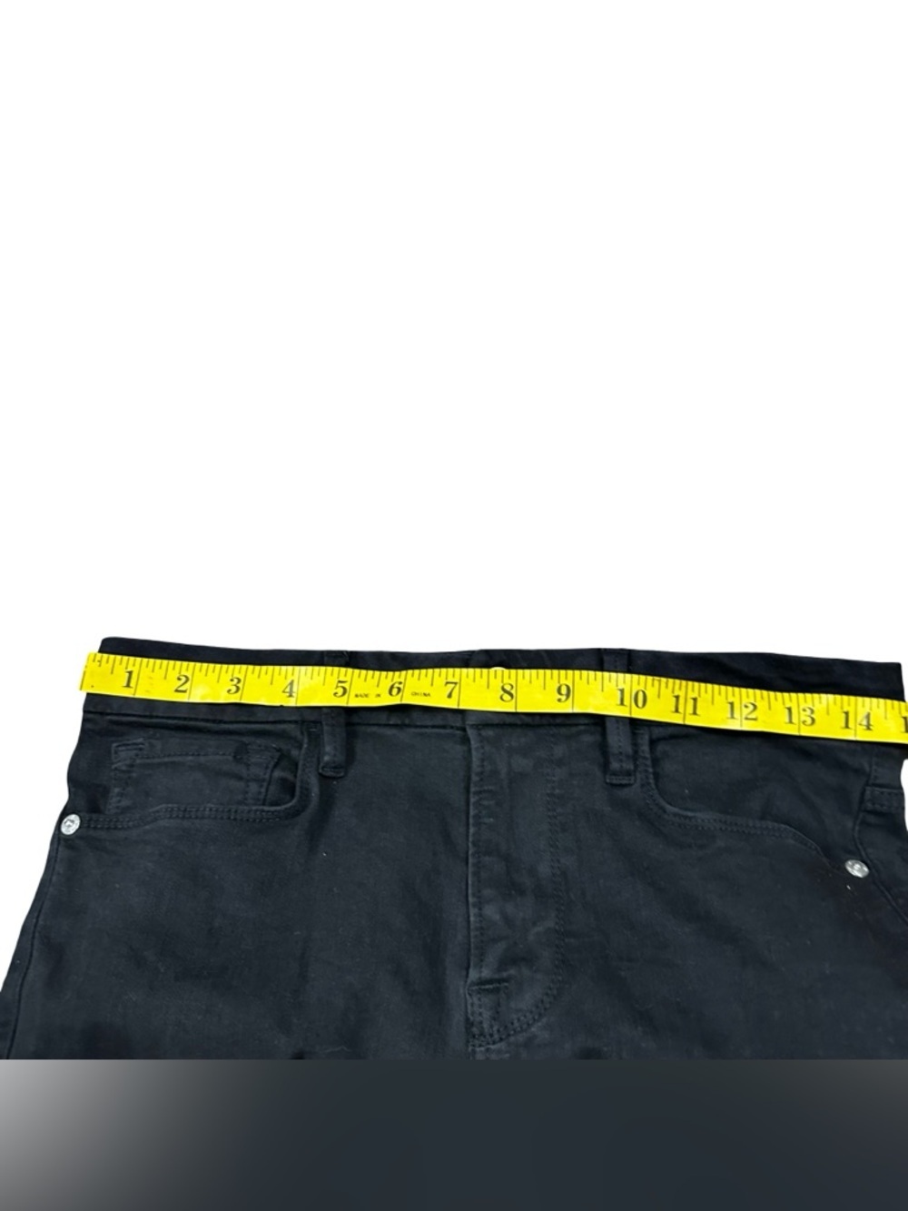 Frame Black Le Crop Mini Boot Denim Jeans Size 28 Comfy Stretch Basic Classic - Picture 5 of 7